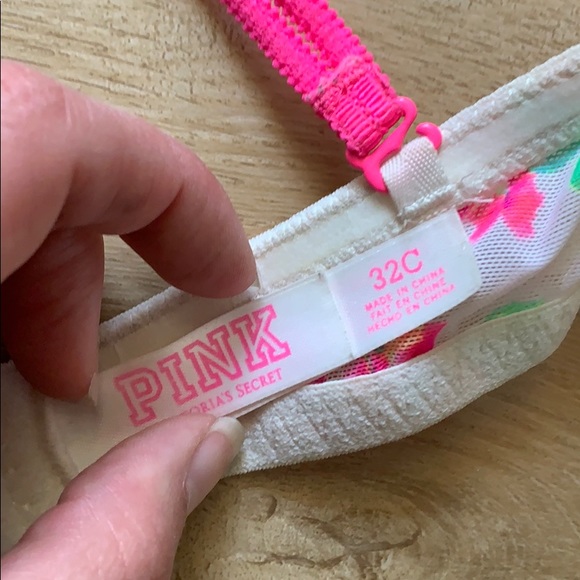 Neon floral bra - Picture 4 of 4